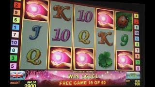 Lucky Lady's Charm BIG WIN, 225 FREE GAMES