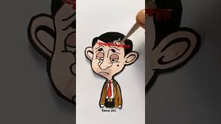 Mr Bean mind refresh 2  #shorts #art #drawing