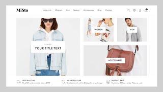 #1 Build the Modern Responsive Ecommerce Website  in Vue JS | Vuejs, Nuxtjs | Figma to Vuejs