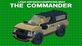 LEGO Speed Champions moc The COMMANDER suv. Tutorial!