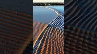 The first time I photographed the fishing net tide under the sunset.