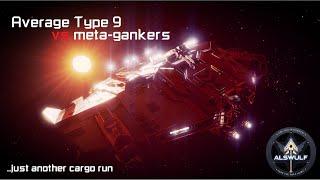 Elite Dangerous Odyssey | Average Type 9 vs meta-gankers [just one more cargo run]