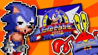 Sonic, but It's Sonic Poopy?! - Funny Sonic Rom Hack