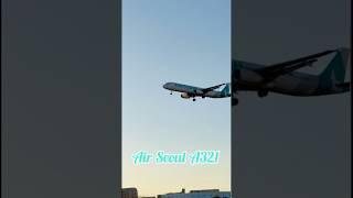 Air Seoul A321 for landing.