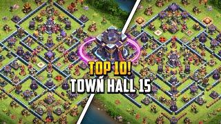 Top 10! Town hall 15 (Th15) Farming/Hybrid/War/Trophy Base Layout + Copy Link 2024 | Clash of Clans