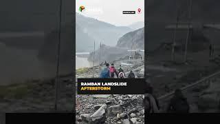 Landslide Wreaks Havoc in J&K’s Ramban After Heavy Rain & Hailstorm