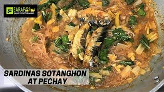 Sardinas, Sotanghon at Pechay Recipe