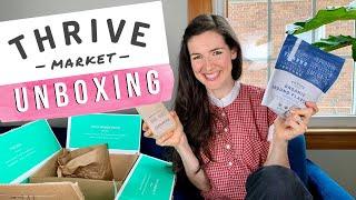 Thrive Market Unboxing! 
