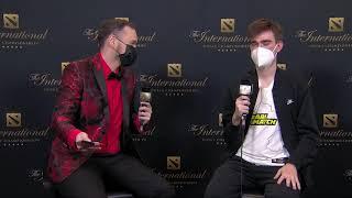 TEAM SPIRIT CAPTAIN MIPOSHKA INTERVIEW AFTER WINNING AGAINST TEAM SECRET 2-1