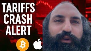 Рынки падают на новостях про тарифы на Европу и Apple🩸Технический анализ биткоина
