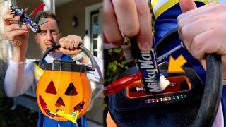 my trick-or-treat basket has a metal detector built in