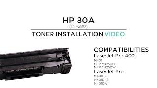 ImagingNow  CF280A HP 80A   Toner Installation