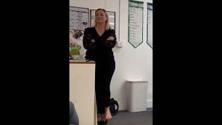 BLONDE TEACHER SHOEPLAY