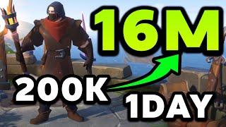 HOW 200K BUILDS MAKE 16M IN ONE DAY - SOLO - DAGGER - ALBION ONLINE