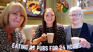 ONLY EATING IN PUBS FOR 24 HOURS