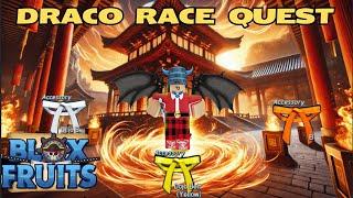 The BEST GUIDE to COMPLETE the DRAGON RACE quest in Blox Fruits! (Draco Race Part 1)