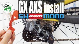 SRAM + Shimano Wireless 12s -  Eagle AXS Installation How-To Mix Drivetrain 12 speed , GX, XX1, X01
