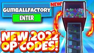 *2022* ALL NEW SECRET OP CODES For GUMBALL FACTORY TYCOON! In Roblox Gumball Factory Tycoon