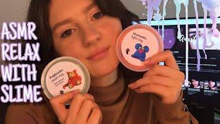 АСМР Слаймы  И Немного ШЁПОТА  || ASMR Slime  Russian WHISPER 