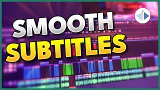 How to Create Smooth Subtitle Animation - Kdenlive Tutorial