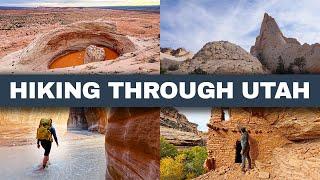 The Best Backpacking In Utah | A Full Year of Hiking Through Utah in 2024!