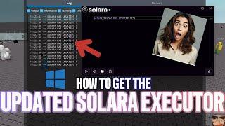 Roblox How to Get and use  Solara PC executor Hack (UPDATED) keyless