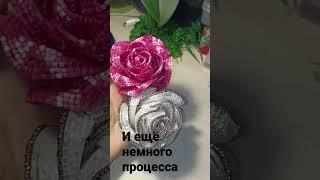 розы из бисера