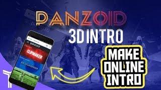 How to Make Youtube Intros on Android Phone | by using panzoid [English]