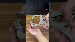 Professional C type locking plier wood clamp  with small adjustable pad carbon steel OEM