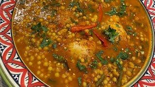 طريقتي في تحضير البركوكس(العيش) اكدولي على الحار berkoukas aux poulet et légumes un délice