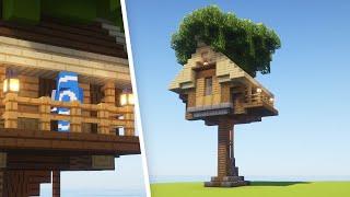 Minecraft - How To Build A Survival Tree House | Easy Tutorial