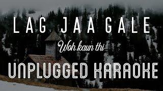 Lag Jaa Gale - Woh Kaun Thi | Karaoke with Lyrics | unplugged | Lata Mangeshkar |Madan Mohan | Sebin