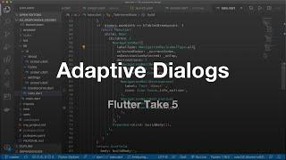 Take 5 - Adaptive Dialogs - Flutter