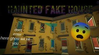 Haunted Fake House  |Chicken Gun|