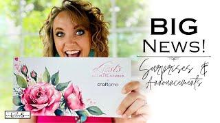 EPIC!!!  Surprises, Announcements, Sales, & Discounts! Plus Exclusive Craftamo Brush Unboxing!