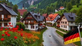 Bad Bergzabern,Germany!A walk through a charming German village in the summer rain!