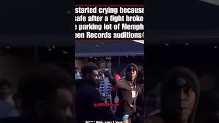 Druski starts crying because he feels unsafe at could’ve been records Memphis auditions #viral