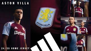 Aston Villa Home Kit Launch 2024/25