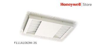 Honeywell Commercial Ceiling Mount Media Air Cleaner With 99.97% HEPA Filter - (F111A1063W-3S)