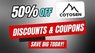 50% Off Cotosen Coupon Code, Promo Codes & Discounts – Save Big Today