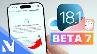 iOS 18.1 Beta 7 - Was ist neu? (Apple Account, Fehlerbehebungen & Release) | Nils-Hendrik Welk