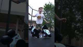 Evan Storm Trampoline Monster Truck Bounce Challenge