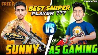 Best Sniper Player A_S Gaming Vs GodSunny- Free Fire India