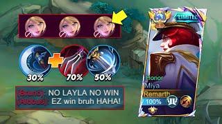 BINAN NG KALABAN YUNG LAYLA KO KAYA NAG MIYA AKO!(miya best recommended build) - Mobile Legends