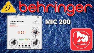 BEHRINGER MIC 200 - ламповый предусилитель для микрофона