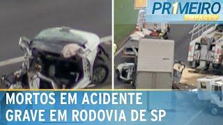 Grave acidente na Rodovia dos Bandeirantes deixa quatro mortos | Primeiro Impacto (05/12/24)