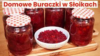 Buraczki w Słoikach na Zimę – Sprawdzony Przepis Krok po Kroku! Przepyszne mniam....