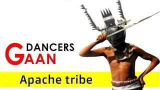 Gaan dancers - Apache tribe (video picture). LOOKING IN DETAILS. US Indians