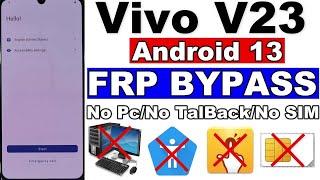 Vivo V23 FRP Bypass Android 13 | Vivo V2130 FRP Unlock Android 13 | Vivo V23 Google Account Bypass |