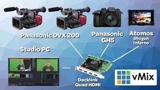 Blackmagic Design Decklink Quad HDMI Recorder- Will it work with vMIx?